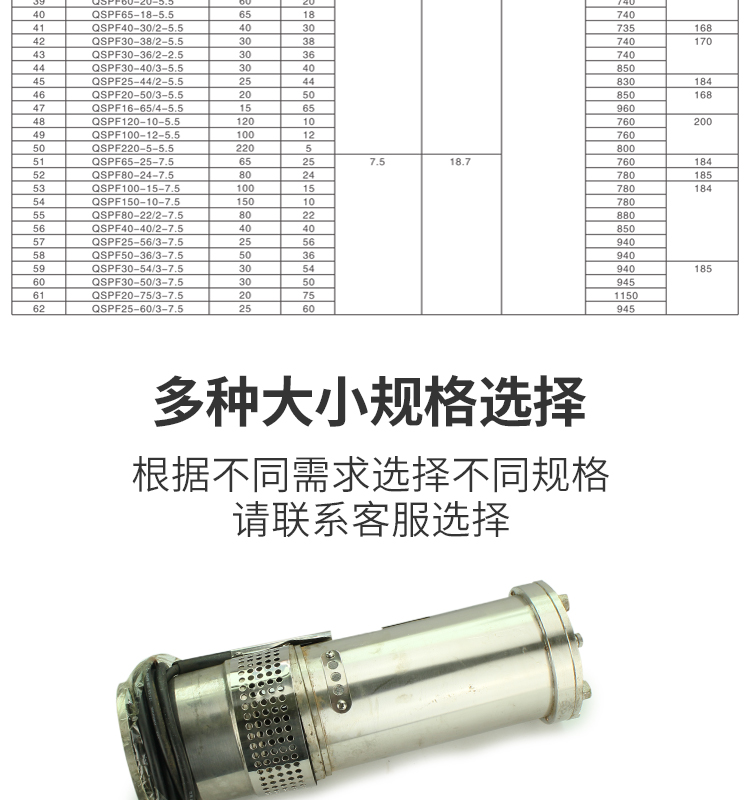 不銹鋼專用噴泉水泵規(guī)格