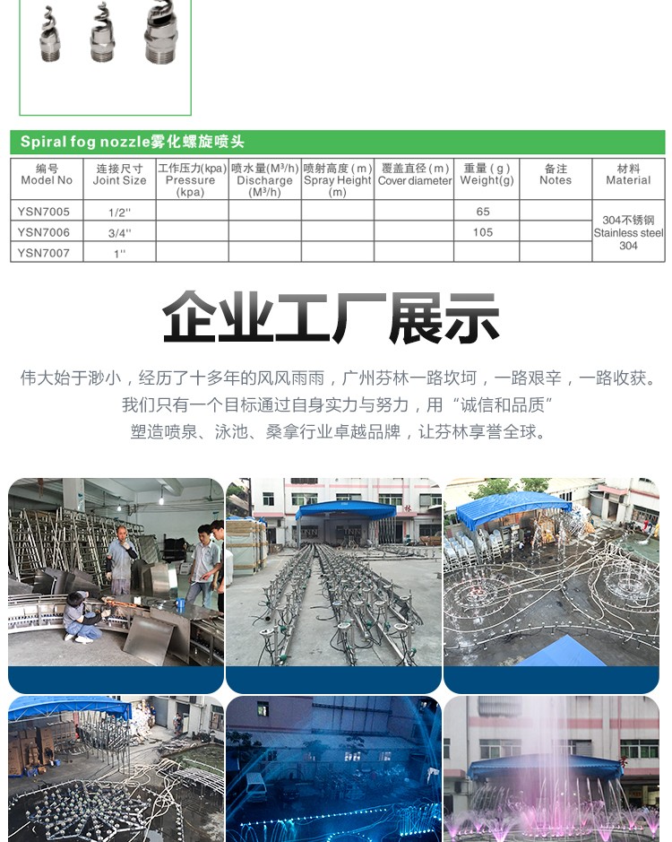 霧化螺旋噴頭工廠