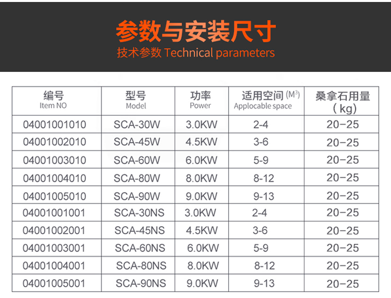 FANLAN不銹鋼桑拿爐